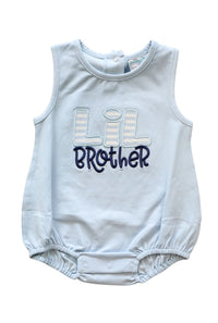 Little Brother Sleeveless Bubble in Blue