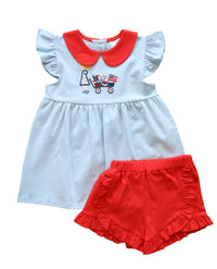 Girls Wagon Of Wonders Matching Short Set