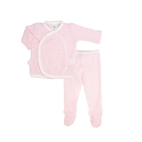 Paty Knit Kimono Footie Set