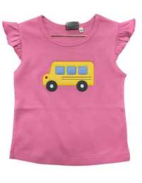 Flutter Sleeve School Bus Shirt