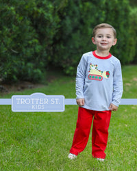 Constructing Christmas Pants Set