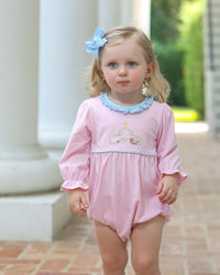 Nativity Ruffle Bubble in Pink