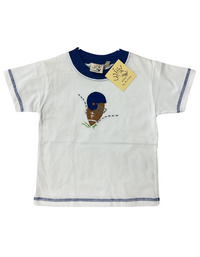 Blue Helmet Football Tee