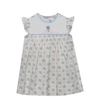 Drew Porch Petals Dress in Blue & Pink