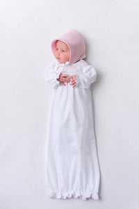 Sweetly Smocked Greeting Gown