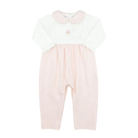 Long-Sleeve Mini Santa Claus Romper by Squiggles (Two Colors)
