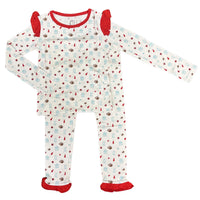 Girls Ruffle Blue Miss Loungewear Set