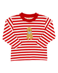 Golden Doodle LS Striped Tee