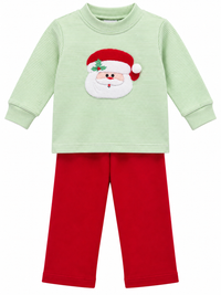 Holly Santa Face Set
