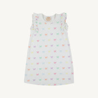 Ruehling Ruffle Dress in Bitty Bows