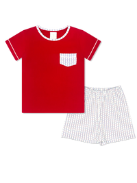Charlie All American Short Set in Raleigh Red