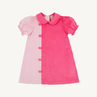 Short Sleeve Blaire Button Dress