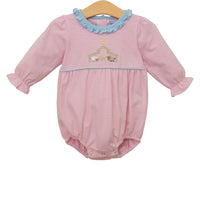 Nativity Ruffle Bubble in Pink