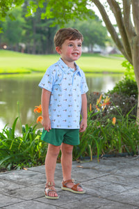 Ducks in a Row Polo Short Set