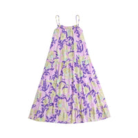 Adeline Girls Maxi Dress in Purple by Yellow Lovebirds