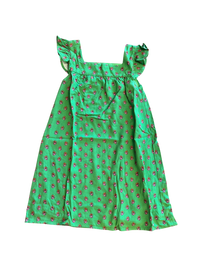 Wilhelmina Girls Green Sundress by Yellow Lovebirds