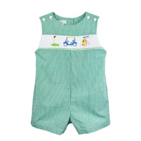 Golf Smocked Romper