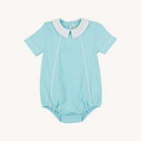 Short Sleeve Biltmore Bubble in Edisto Egg Blue