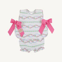 Talbot Tie Side in Garrison Garlands & Winter Park Pink