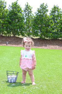 Tee Time Ruffle Bubble in Pink