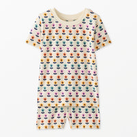 Girls Mini Tulips Short John Pajama Set