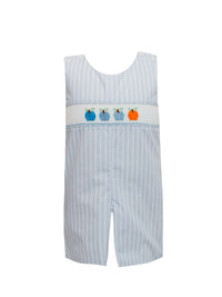 Blue Stripe Pumpkin Smock Jon Jon